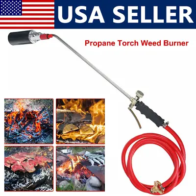 Buy Portable Propane Weed Torch Burner Ice Melter Push Button Igniter With 79  Hose • 27.49$