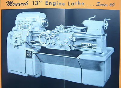 Buy Monarch 13  Series 60, Lathe Operators Parts Manual • 38$