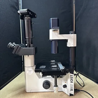 Buy Leica DMIL LED Inverted Phase Contrast Microscope W/ Objectives And Camera • 1,300$