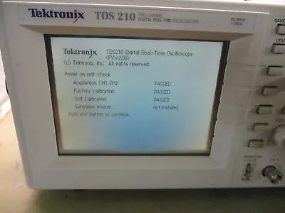 Buy Tektronix Tds210 Two Channel Digital Oscilloscope 60MHz 1GS/s [#4][2*Y-2] • 125$