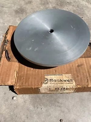 Buy ROCKWELL SANDING DISK For Radial Arm Saw  1- 33-603 NEW Never Used • 295$