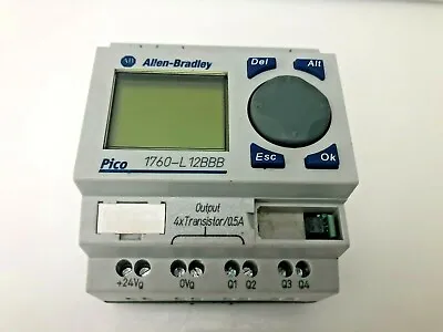 Buy Allen Bradley 1760-L12BBB Ser B Rev A Pico Programmable Controller DC 12 Point • 225$