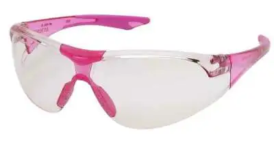 Buy Elvex Delta Plus Avion Slim Fit Kids Safety/Shooting Glasses Pink Tint Lens/Pink • 10.95$