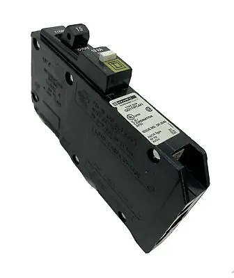 Buy New Square D QO115PCAFI 1P 15A 120/240V QOP Plug In Neutral Combination Breaker • 18.95$