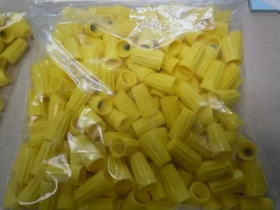 Buy (100)IDEAL 18 - 12 AWG Yellow Wire-Nut Thermoplastic Twist-On Wire Connector • 10.50$