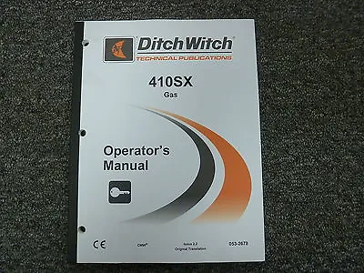 Buy Ditch Witch 410SX Gas Vibratory Plow Owner Operator Maintenance Manual Book • 125.30$