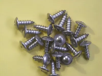 Buy License Plate Screws Truss Head Phillip Drive #14 X 3/4  Stainless Steel  Qty 25 • 12.99$