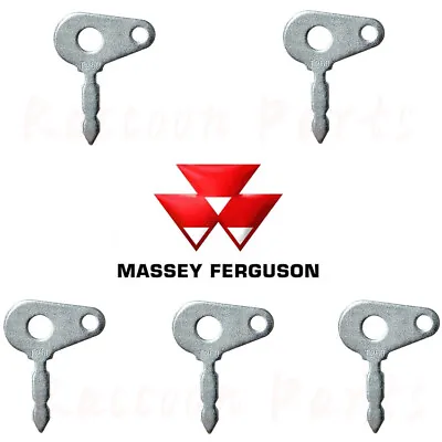 Buy 5Pcs Massey Ferguson Tractor Ignition Keys 1695447M1 3813361M1 54324157 • 8.95$