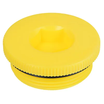 Buy UNF1-7/8 Hold Plug Plastic Male Thread Hex Socket Sealing End Cap, Yellow • 6.77$