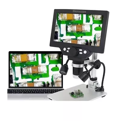 Buy Digital Microscope Camera PCB 1200X USB Electronic Video Battery Metal Soldering • 89.60$