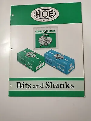 Buy Hoe Bits  Shanks Sawmill Blades Catalog Manual Operator Brochure 13 Page • 29.95$