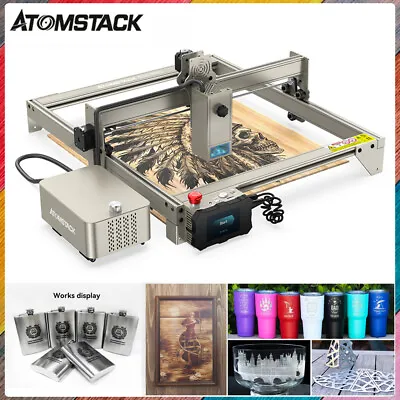 Buy ATOMSTACK S20 Pro 130W CNC Laser Engraving Cutting Machine With Air Assist Kit • 578.29$
