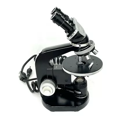 Buy Nikon 73689 Compound Binocular Microscope W/ Illuminating Lamp Attachment Japan • 159.97$