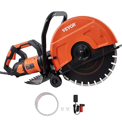 Buy VEVOR 16'' Electric Concrete Saw Wet/Dry Saw Cutter With Water Pump And Blade • 228.30$
