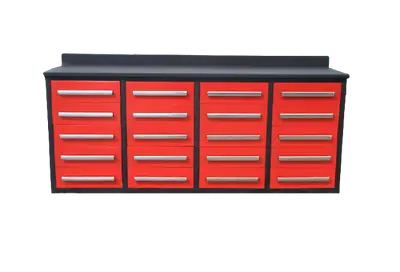 Buy 7FT 20 Drawers Garage Storage Cabinets Workbench Steelman • 3,679.13$