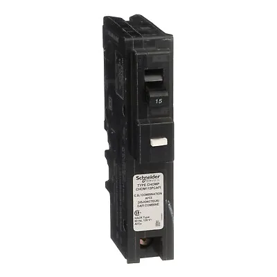 Buy Homeline Schneider Electric CHOM115PCAFI 15A 120V  Plug In Neutral Combo Breaker • 28.79$