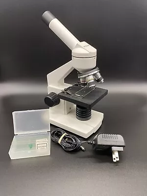 Buy AmScope Microscope With WF10X Eyepiece Tested -WORKS- 3 Zooms • 39.99$