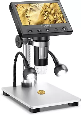 Buy Elikliv EDM4S 1000X LCD Digital Coin Microscope For Error Coins With Screen 720P • 76.99$