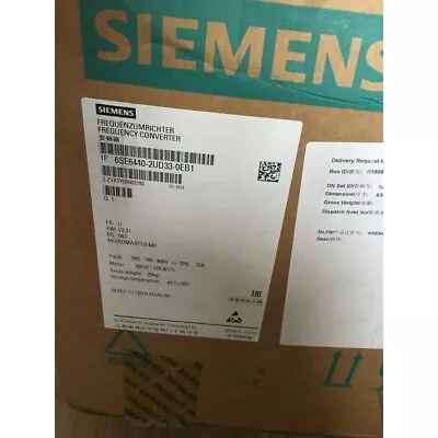Buy 6SE6440-2UD33-0EB1 SIEMENS MICROMASTER 440 Frequency Converter Spot Goods Zy • 2,159.90$