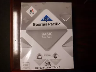 Buy Georgia Pacific Copy Paper - Basic Copy Paper 500 Sheets • 10$