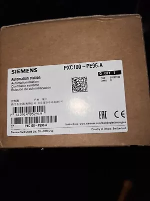 Buy Siemens Progammable Controllers And Misc Parts - NEW Siemens PXC100-PE96.A • 3,290$