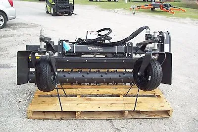 Buy Harley Landscape Power Rake,M6H 6' Hydraulic Angle Set Up For Komatsu Skid Steer • 12,500$