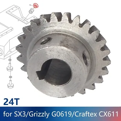 Buy Mini Mill Taper Gear For SIEG SX3/Grizzly G0619/JMD-3S/Craftex CX611/OT2225SX3 • 49.10$