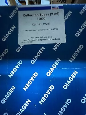 Buy New QIAGEN  Collection Tubes 2mL (Box Of 1000) 19201  Old Stock • 70$