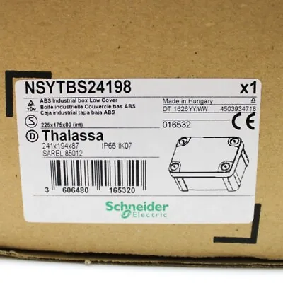 Buy Schneider Electric Thalassa 241x194x87 ABS Industrial Box Low Cover NSYTBS24198 • 20$