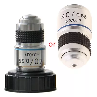 Buy Microscope Accessories Kit 4X 10X 40X 100X Microscope Objective Lens Achromatic • 17.35$
