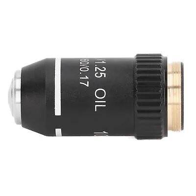 Buy Microscope Objective Lens, 100X Magnification Lens High Power Objective Lens ... • 37.59$