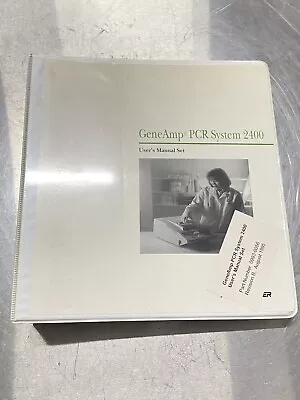 Buy Perkin Elmer PE GeneAmp PCR System 2400 - Users Guide / Instructions Manual • 39.99$