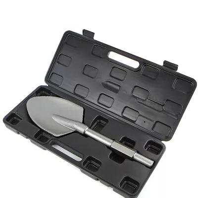 Buy XtremepowerUS Shovel Jack Hammer Bit 1-1/8  Hex Clay Spade Shovel Head W/ Case • 45.95$