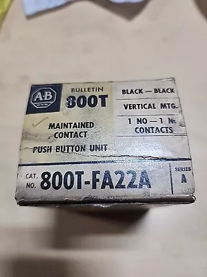 Buy Allen Bradley 800T-FA22A Push Button  START STOP MAINTAINED CONTACT • 65$