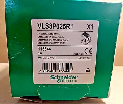 Buy Schneider Electric VLS3P025R1 Disconnect Switch, 3-Pole, 25 A, DIN Rail Mount • 29$