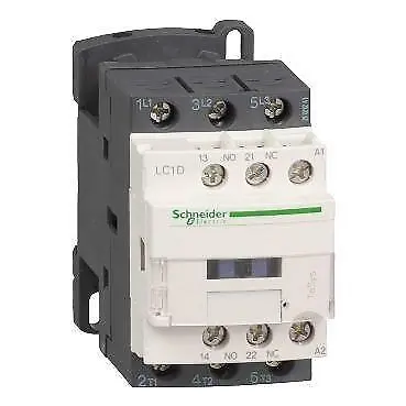 Buy TeSys D Contactor LC1D12P7, 230 V AC, 50/60 Hz, 3 Pole, 12A Schneider Electric • 44.90$