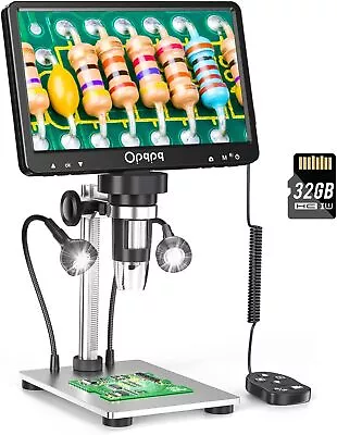Buy 1080P Soldering Microscope 12MP Camera Sensor Digital Microscope 1200X For Adult • 99$