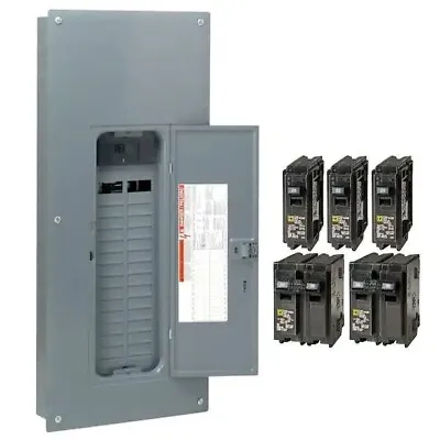 Buy Homeline 200 Amp 30-Space 60-Circuit Indoor Main Breaker Plug-On  Neutral Load • 189$