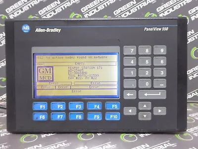 Buy USED Allen Bradley 2711-K5A5 PanelView 550 Operator Interface Series H FRN 4.20 • 587.50$