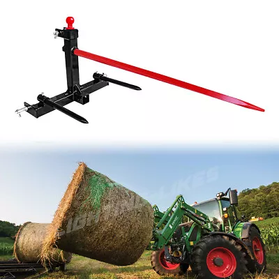 Buy 3 Point Trailer Hitch Attachment 49  Hay Bale Spear 17  Stabilizer Cat 1 Tractor • 284.99$
