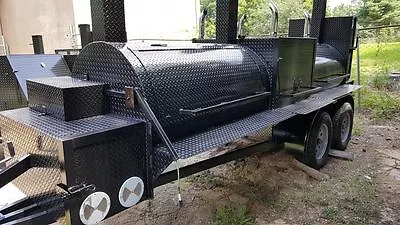 Buy T Rex Rotisserie BBQ Smoker Cooker 48 Grill Trailer Mobile Food Truck Concession • 18,999$