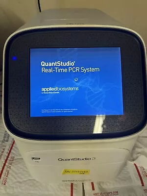 Buy Thermo Scientific Applied Biosystems QuantStudio 3 96 Well Real-Time PCR 2018 • 7,200$