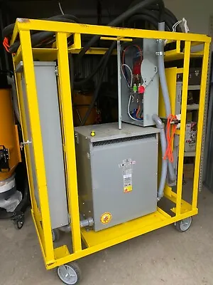 Buy Temporary Temp Power Transformer Stand 75 KVA 3 Phase 220 To 480 + Panels • 13,800$