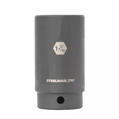 Buy STEELMAN PRO 1/2-Inch Drive 1-3/16-Inch Deep 6-Point Impact Socket, 60515 • 12.99$