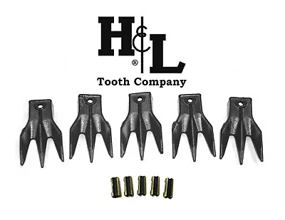 Buy 6737325 TR3 Triple Tiger Trident Bobcat Style Bucket Teeth (5 Pack) By H&L Tooth • 119.95$