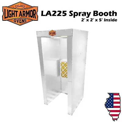Buy Powder Coat Spray Booth, Cerakote Spray Booth (Inside: 2' W X 2' D X 5' T) • 899.99$