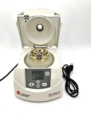 Buy Beckman Coulter Microfuge 16 A46474 Microcentrifuge FX241.5P Rotor Lid Warranty • 594.99$
