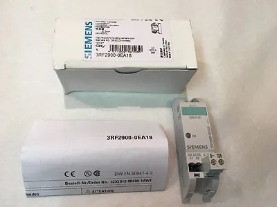 Buy New Siemens Voltage Converter For 3RF2 Relay. 3RF2900-0EA18 • 28.99$