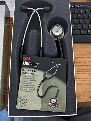Buy Littmann 3M Stethoscope Classic II SE Black With Box • 29.99$