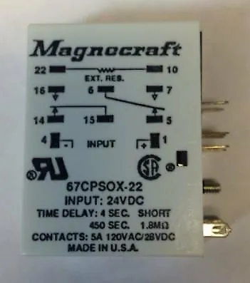 Buy Magnecraft / Schneider Electric 67CPSOX-22 • 373.68$